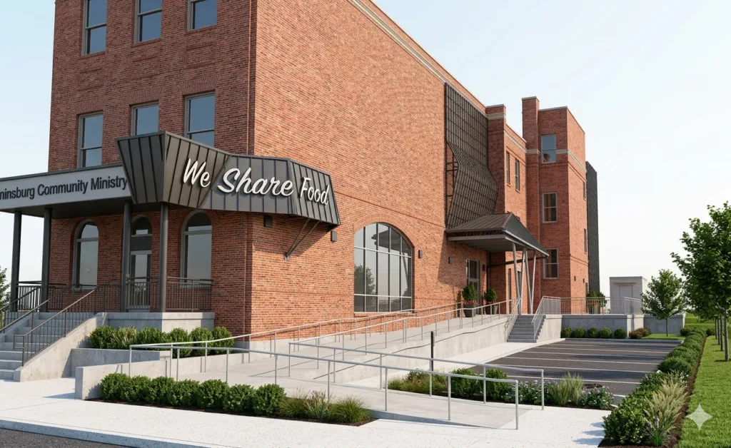 Architect’s vision of the new Nutrition Hub at 813 South Avenue